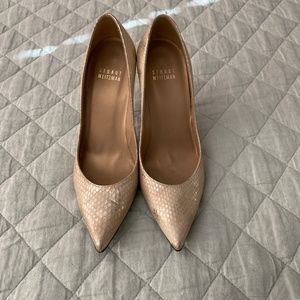 Stuart Weitzman Snakeskin Pump